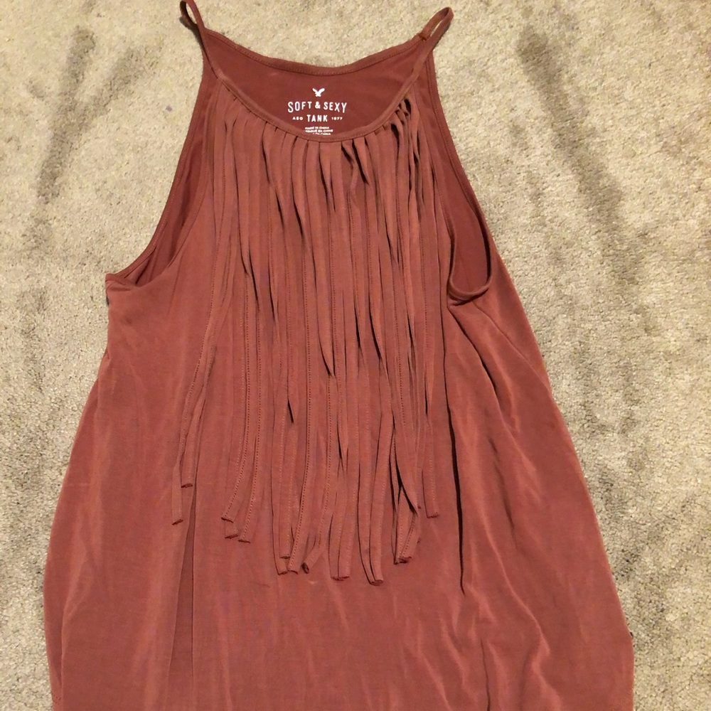 Soft spaghetti strap tank
